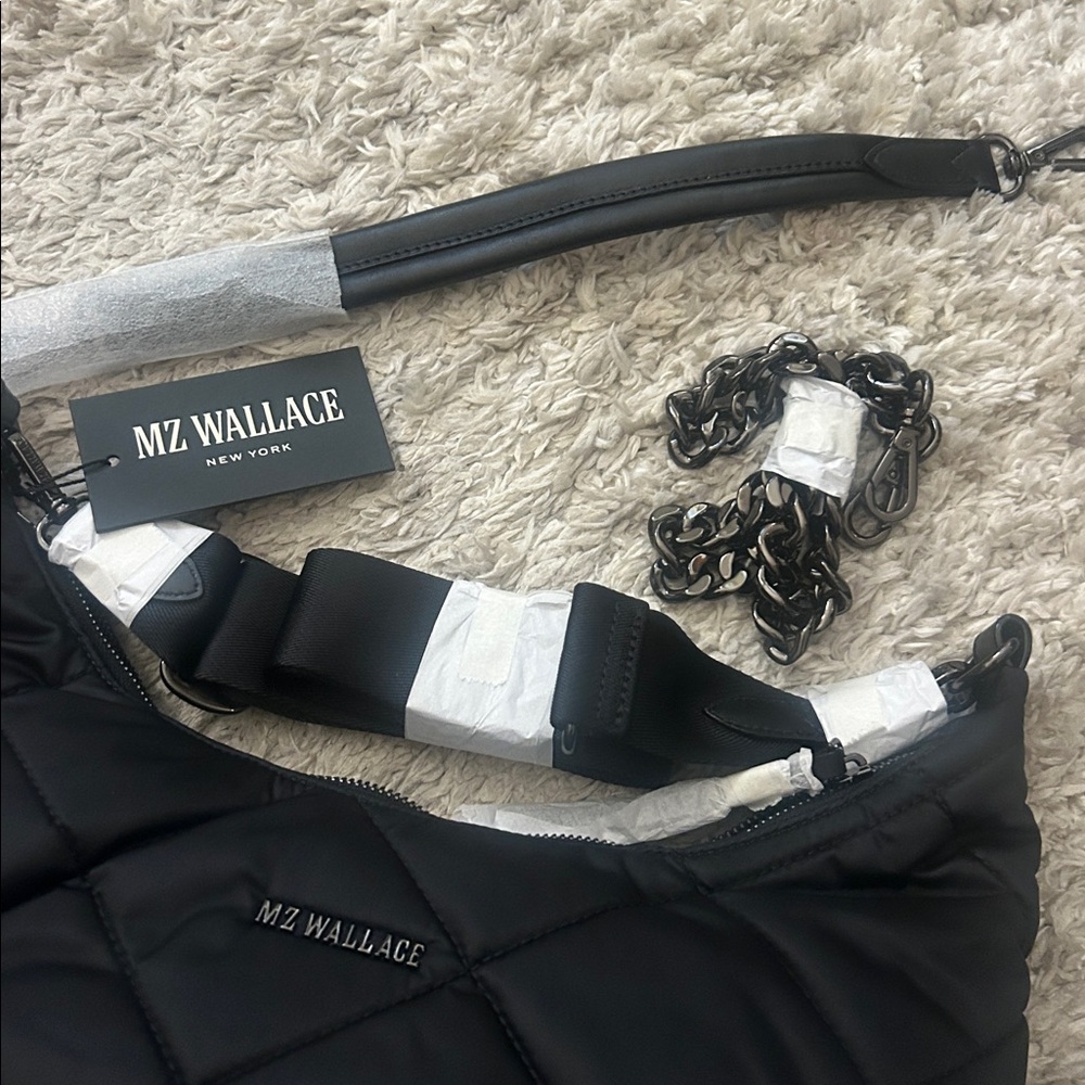 MZ Wallace Madison Shoulder Bag in black - Picture 3 of 7
